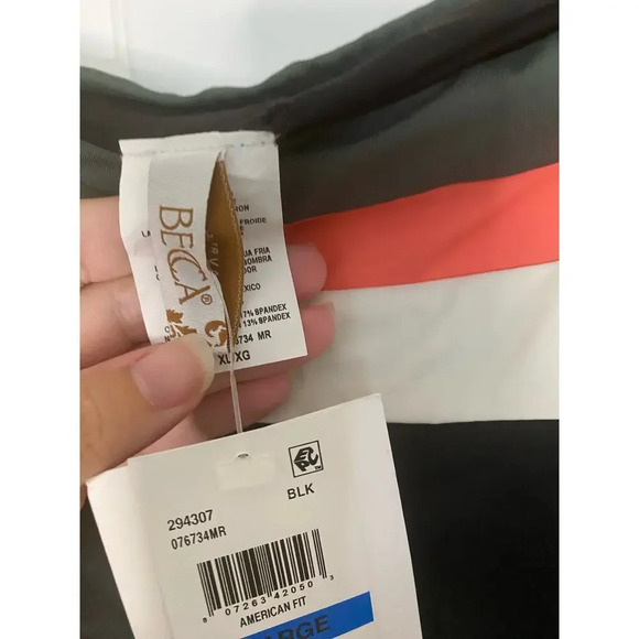 Becca Circuit Multi Colored Striped Bikini Bottom Size XL - Picture 6 of 8